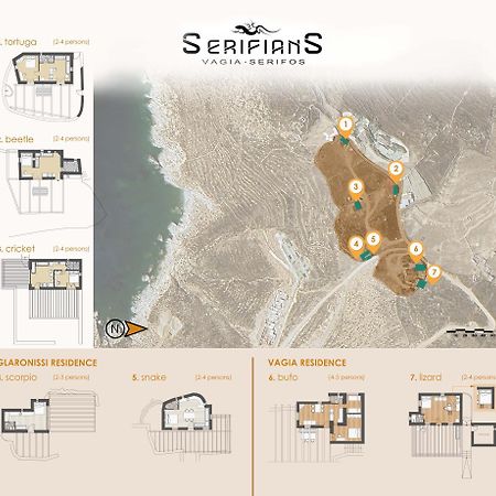 Snake House 180 Sea View - Serifians Residences Vayiá 외부 사진